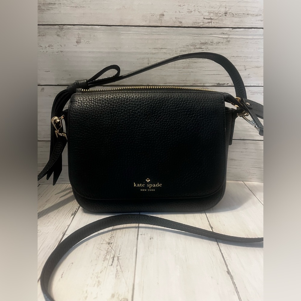 Kate Spade New York Daniels Drive Alfie Crossbody Purse Bag Black